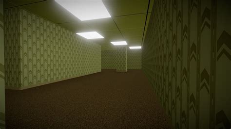 NOTE This is developed in Blender 3. . The backrooms 3d model